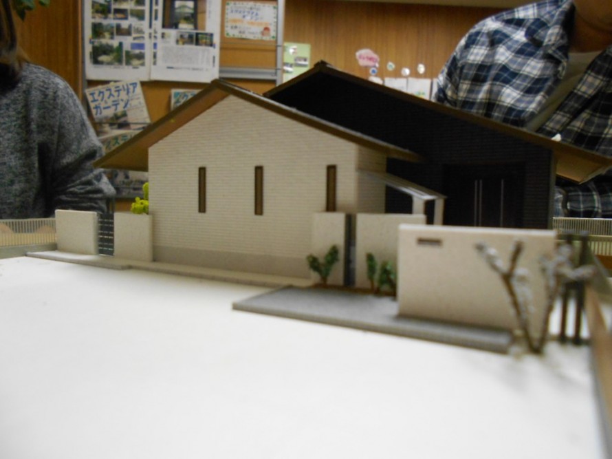 模型を積水ハウスさんが作ってくれました♪